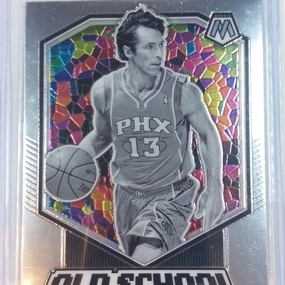 Steve Nash 2019-20 Panini Mosaic Old School Insert No.1 Phoenix Suns - Picture 1 of 2